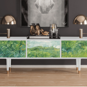 Sideboard - STORYZ - T4 Green Wheat Fields - White