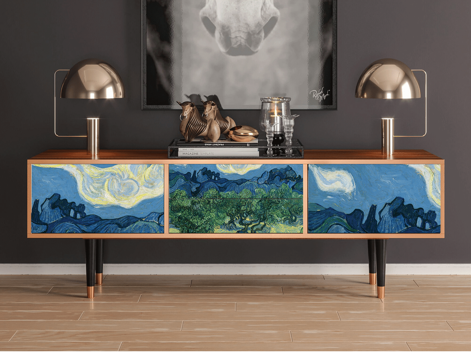 Sideboard - STORYZ - T4 The Oil Trees - Walnut