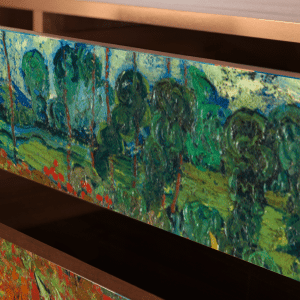 Sideboard - STORYZ - T4 Poppy field by van Gogh - Walnut