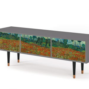 Sideboard - STORYZ - T4 Poppy field by van Gogh - Grey