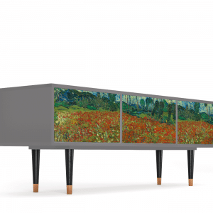 Sideboard - STORYZ - T4 Poppy field by van Gogh - Grey