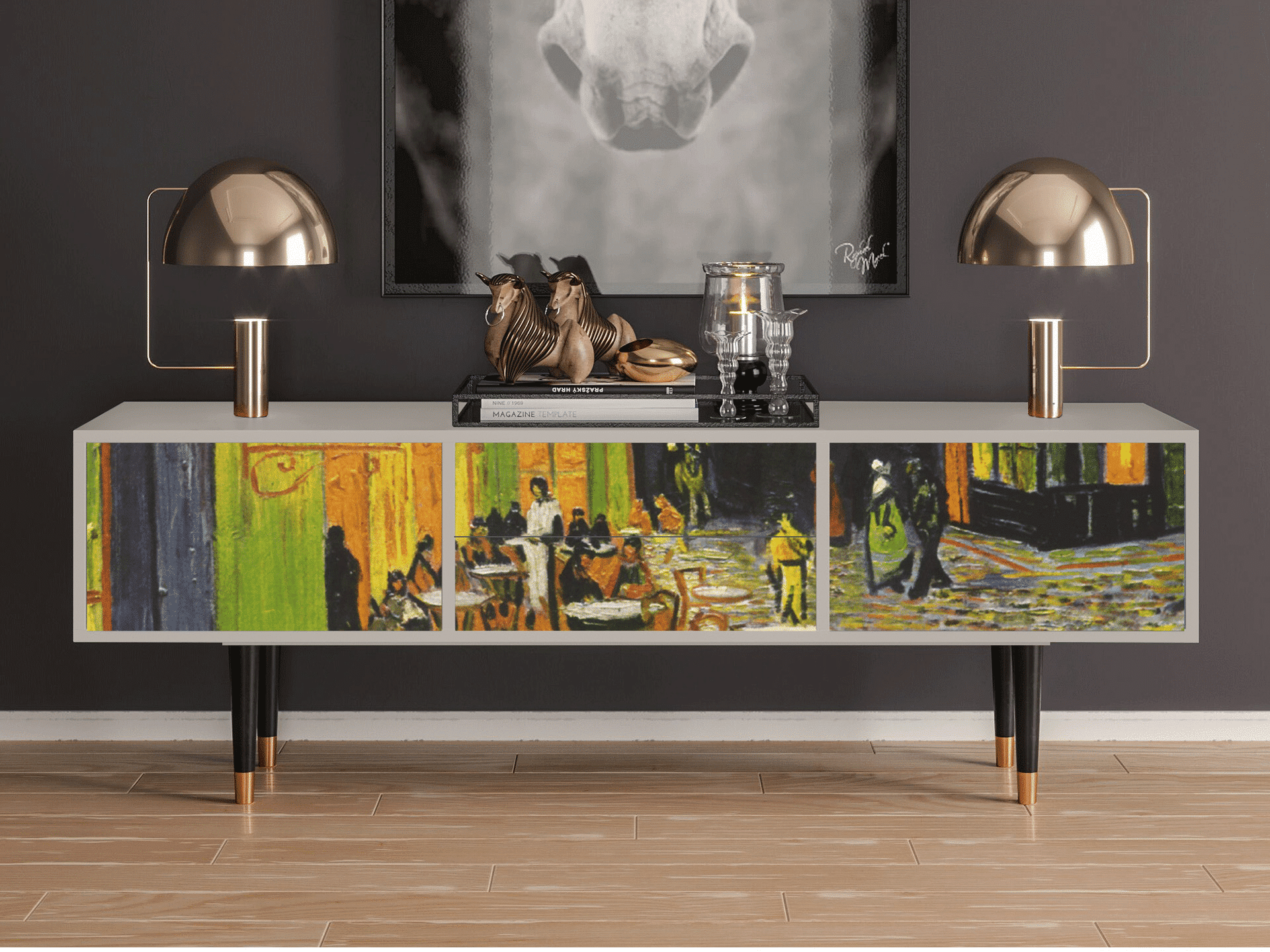 Sideboard - STORYZ - T4 Café Terrace at Night - Sand Sideboard - STORYZ - T4 Café Terrace at Night - Sand