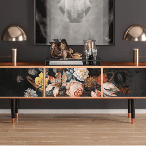 Sideboard - STORYZ - T4 Still Life with Flowers - Walnut
