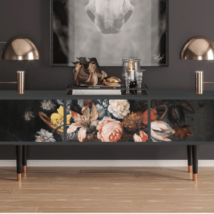 Sideboard - STORYZ - T4 Still Life with Flowers - Antracite