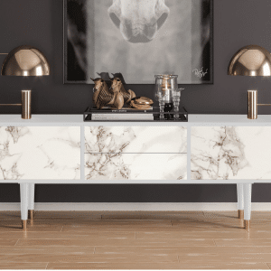 Sideboard - STORYZ - T4 Milk Marble - White