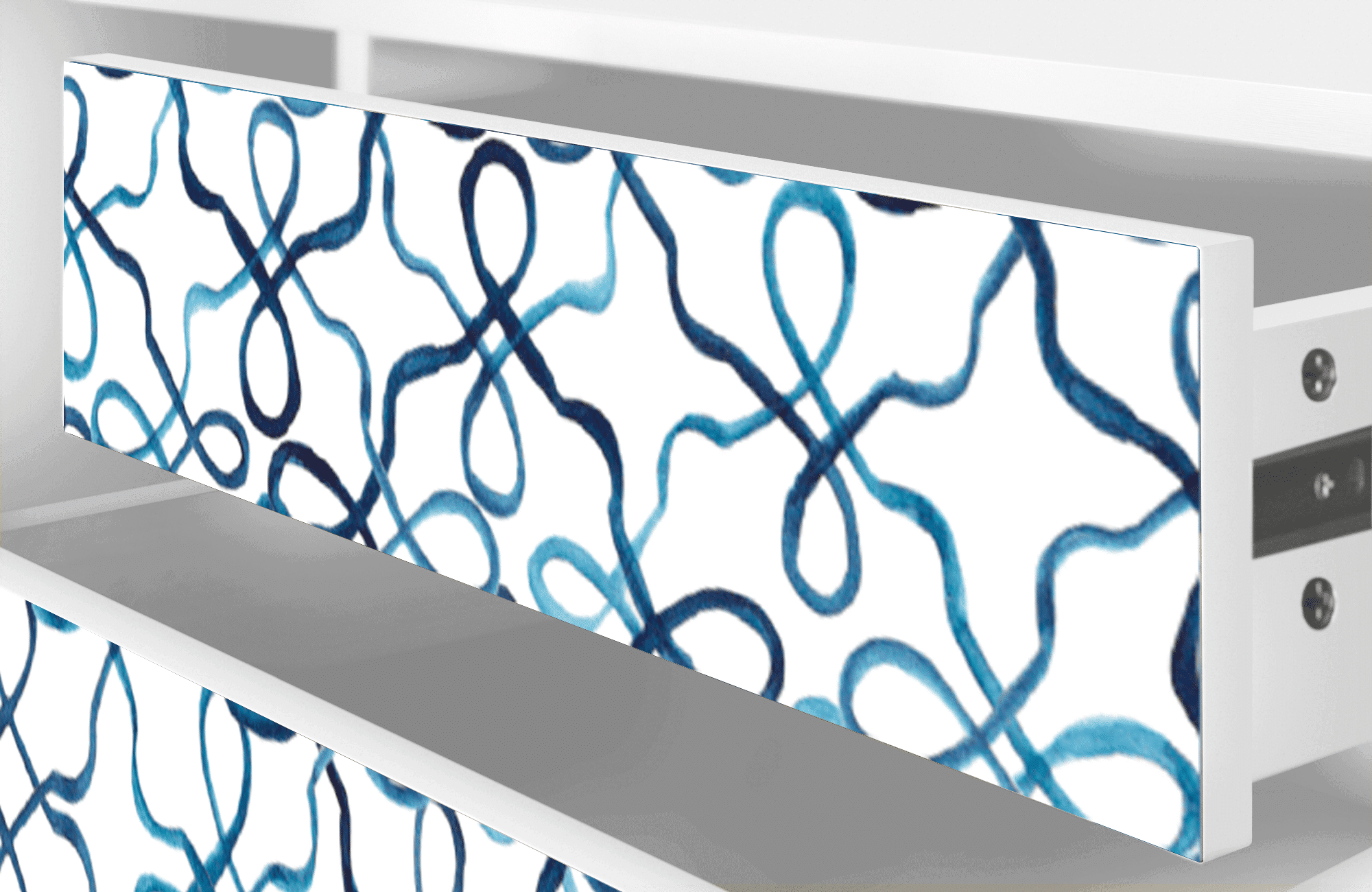 Sideboard – STORYZ – T4 Marine Strings – White Sideboard - STORYZ - T4 Marine Strings - White