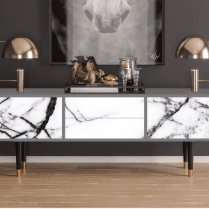 Sideboard - STORYZ - T4 Raven Marble - Grey