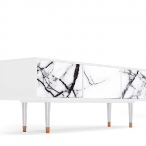 Sideboard - STORYZ - T4 Raven Marble - White