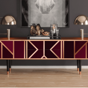 Sideboard - STORYZ - T4 Burgundy Jewelery - Walnut