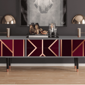 Sideboard - STORYZ - T4 Burgundy Jewelery - Grey