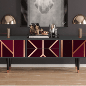 Sideboard - STORYZ - T4 Burgundy Jewelery - Antracite