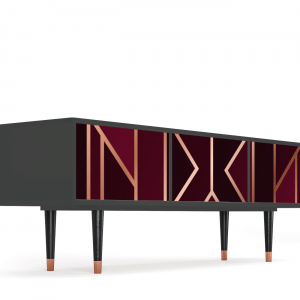 Sideboard - STORYZ - T4 Burgundy Jewelery - Antracite