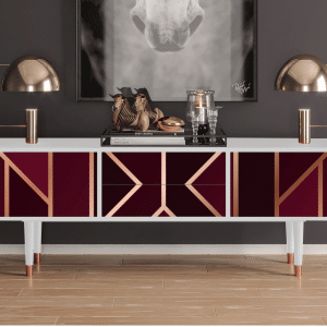 Sideboard - STORYZ - T4 Burgundy Jewelery - White