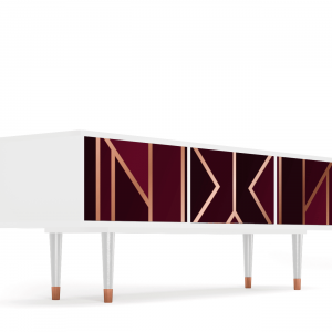 Sideboard - STORYZ - T4 Burgundy Jewelery - White