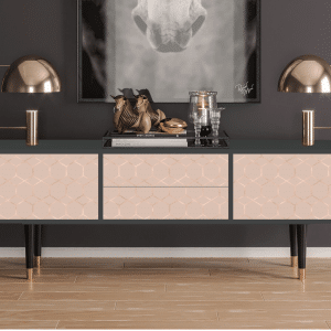 Sideboard - STORYZ - T4 Rose Honeycomb - Antracite