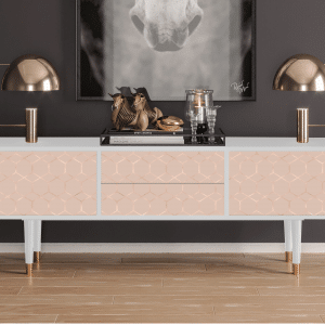 Sideboard - STORYZ - T4 Rose Honeycomb - White