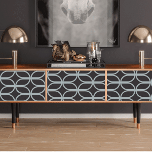 Sideboard - STORYZ - T4 Braided Blue - Walnut