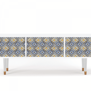 Sideboard - STORYZ - T4 Illusory Pattern - White