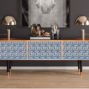 Sideboard - STORYZ - T4 Lovely Cornflowers - Walnut
