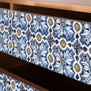 Sideboard - STORYZ - T4 Lovely Cornflowers - Walnut