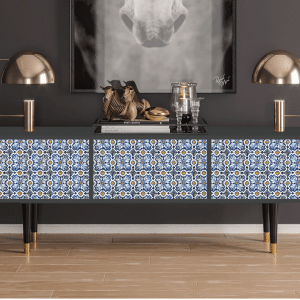 Sideboard - STORYZ - T4 Lovely Cornflowers - Antracite