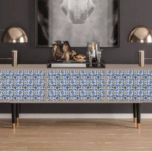 Sideboard - STORYZ - T4 Lovely Cornflowers - Latte