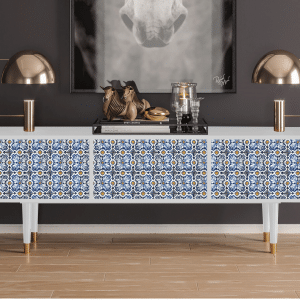 Sideboard - STORYZ - T4 Lovely Cornflowers - White