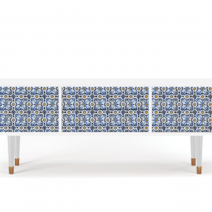 Sideboard - STORYZ - T4 Lovely Cornflowers - White