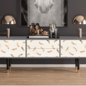 Sideboard - STORYZ - T4 Nude Dragonflies - Grey