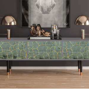 Sideboard - STORYZ - T4 Magnificent Water Lily - Grey
