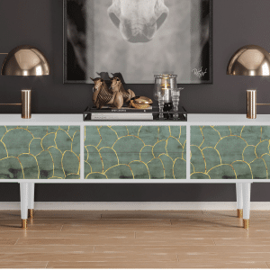 Sideboard - STORYZ - T4 Magnificent Water Lily - White