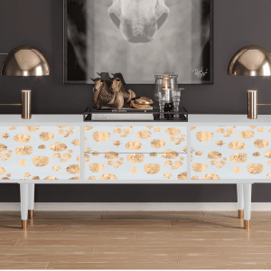 Sideboard - STORYZ - T4 Blue Giraffe - White