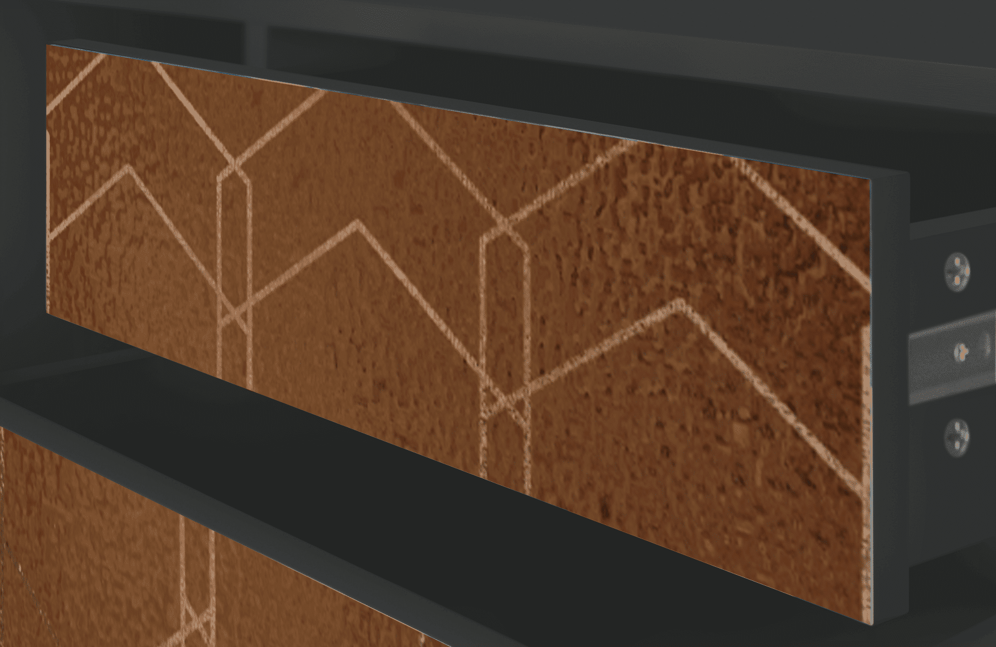 Sideboard – STORYZ – T4 Chocolate Bar – Antracite Sideboard - STORYZ - T4 Chocolate Bar - Antracite