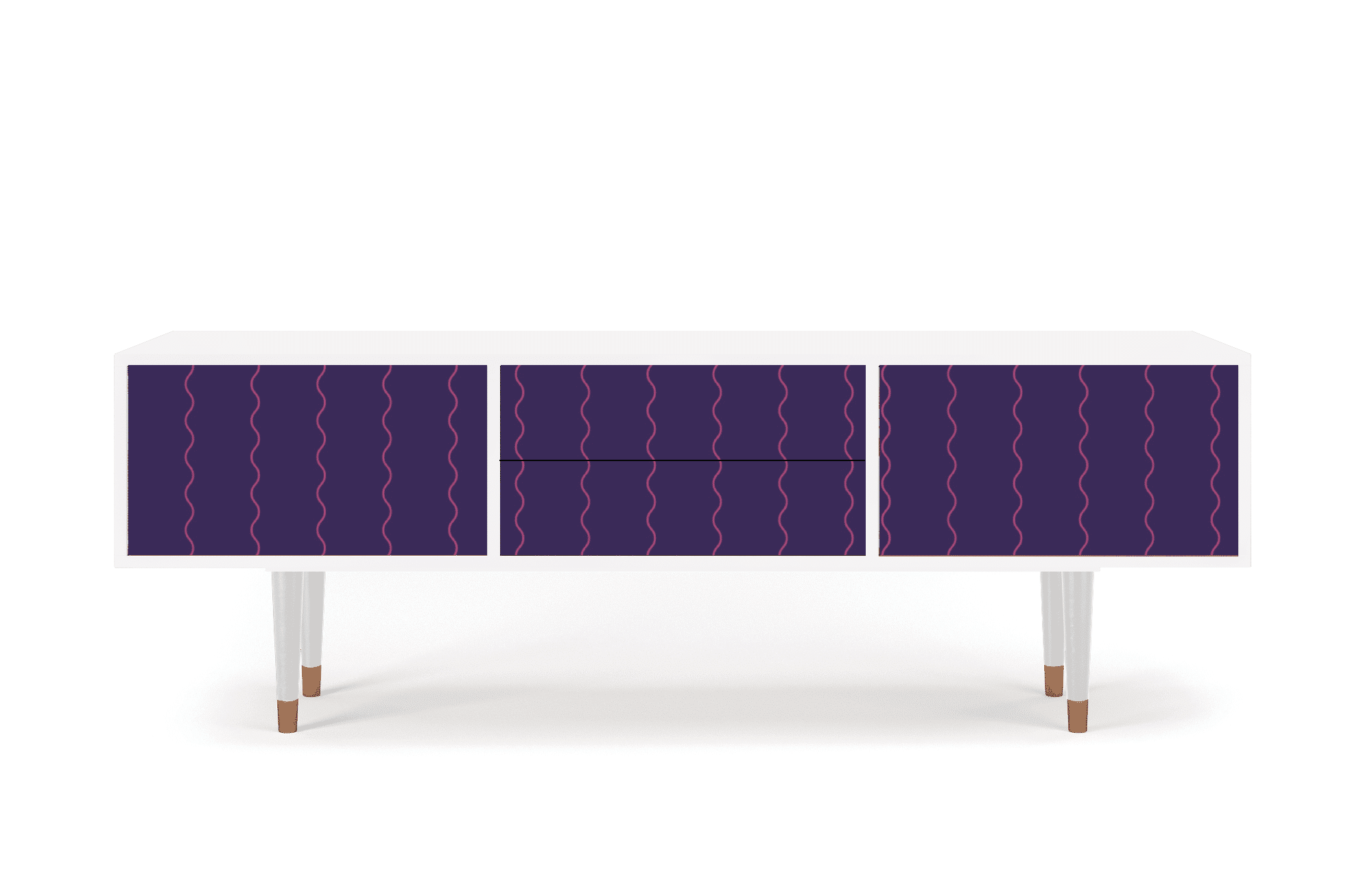 Sideboard – STORYZ – T4 Grape Maccaroni – White Sideboard - STORYZ - T4 Grape Maccaroni - White