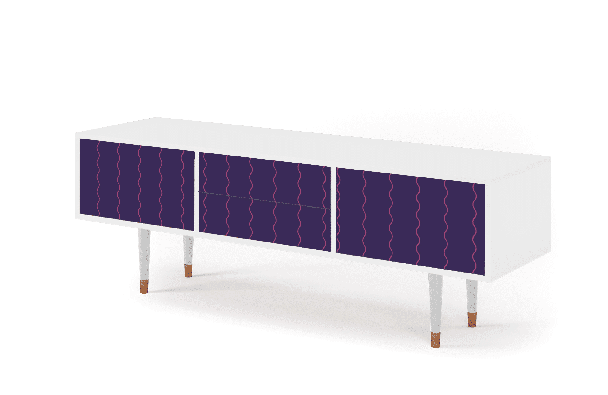 T4_69_006 Sideboard - STORYZ - T4 Grape Maccaroni - White