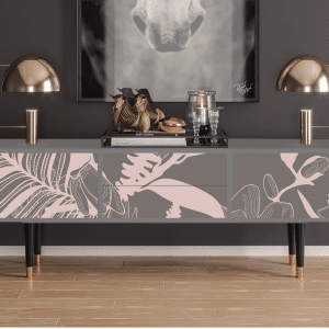 Sideboard - STORYZ - T4 Issabelline Flower - Grey