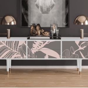 Sideboard - STORYZ - T4 Issabelline Flower - White