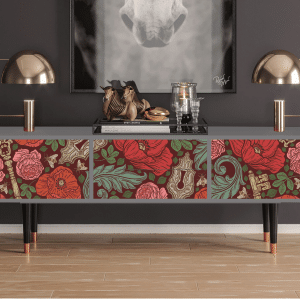 Sideboard - STORYZ - T4 Poppy Garden - Grey