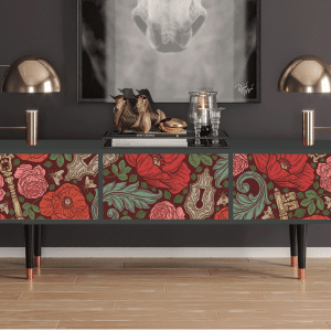 Sideboard - STORYZ - T4 Poppy Garden - Antracite