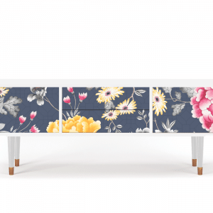 Sideboard - STORYZ - T4 Dark Flower Bed - White