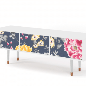 Sideboard - STORYZ - T4 Dark Flower Bed - White