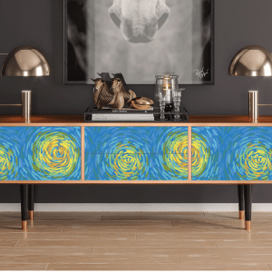 Sideboard - STORYZ - T4 Van Gogh Lights - Walnut