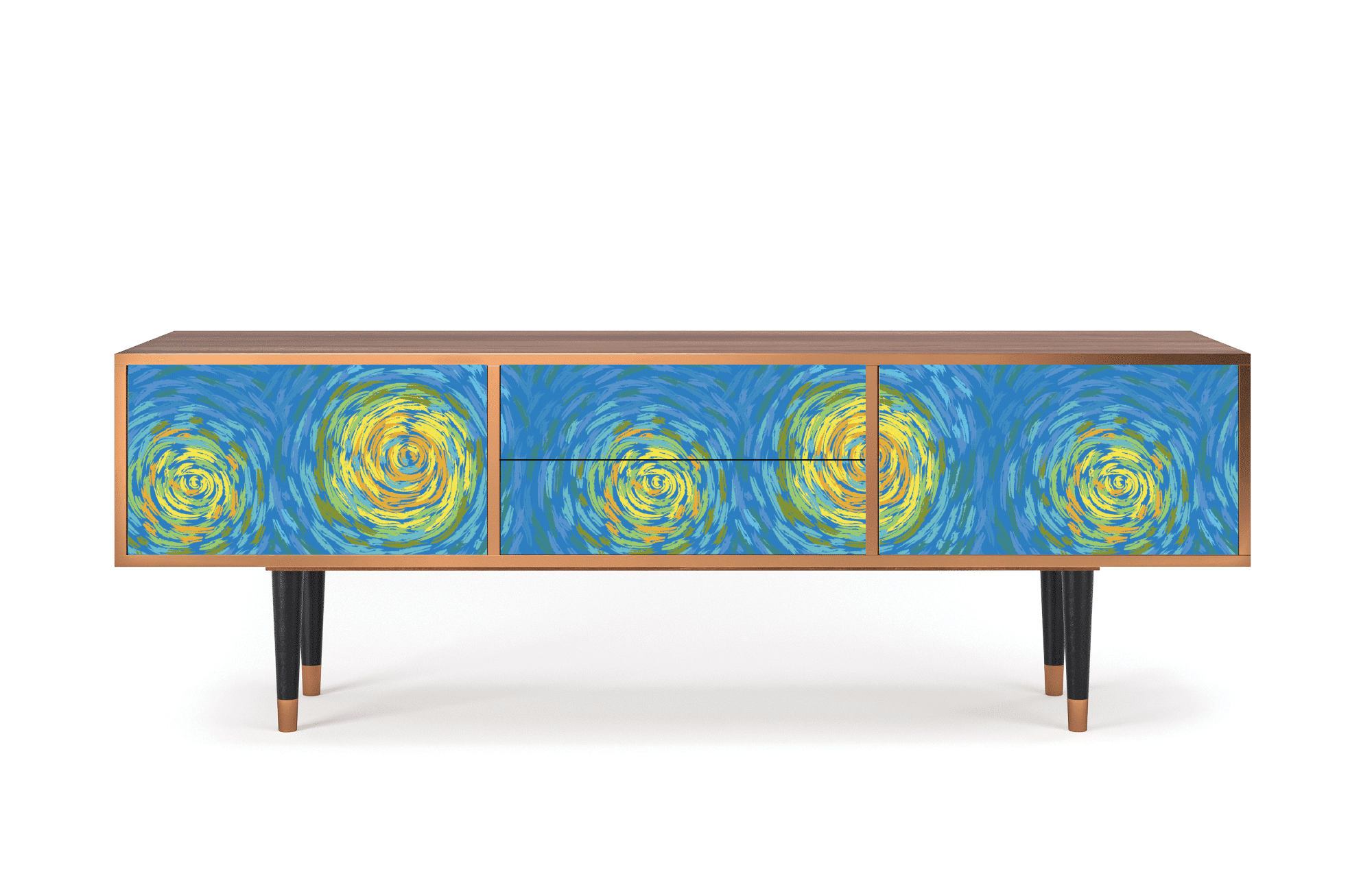 Sideboard – STORYZ – T4 Van Gogh Lights – Walnut Sideboard - STORYZ - T4 Van Gogh Lights - Walnut