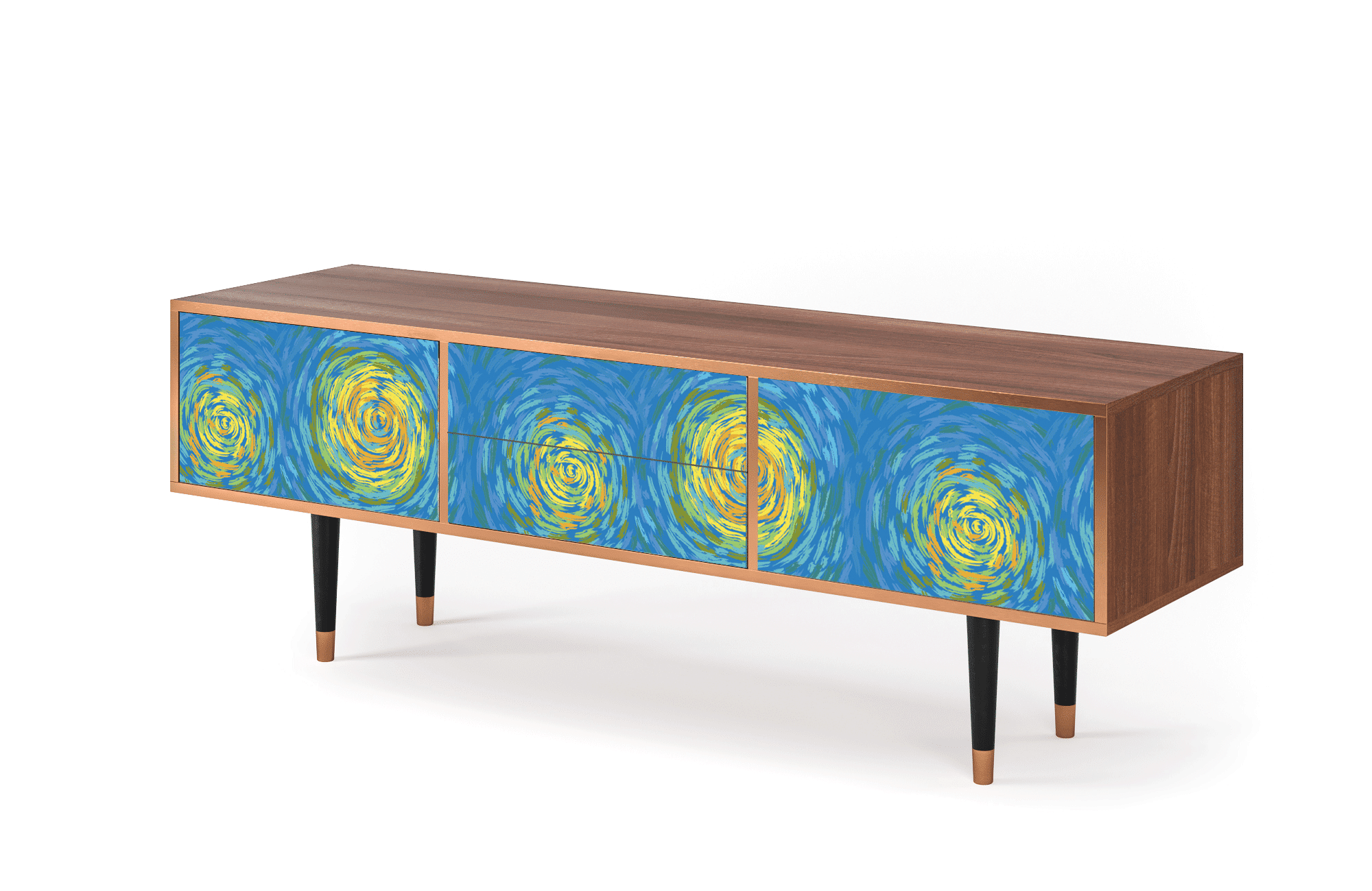 T4_94_001 Sideboard - STORYZ - T4 Van Gogh Lights - Walnut