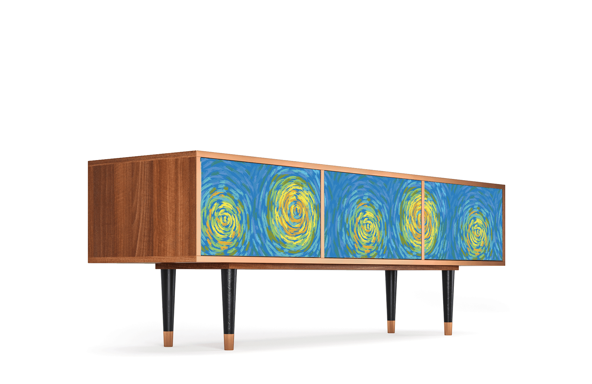 Sideboard – STORYZ – T4 Van Gogh Lights – Walnut Sideboard - STORYZ - T4 Van Gogh Lights - Walnut