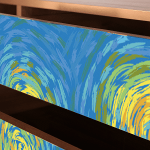 Sideboard - STORYZ - T4 Van Gogh Lights - Walnut