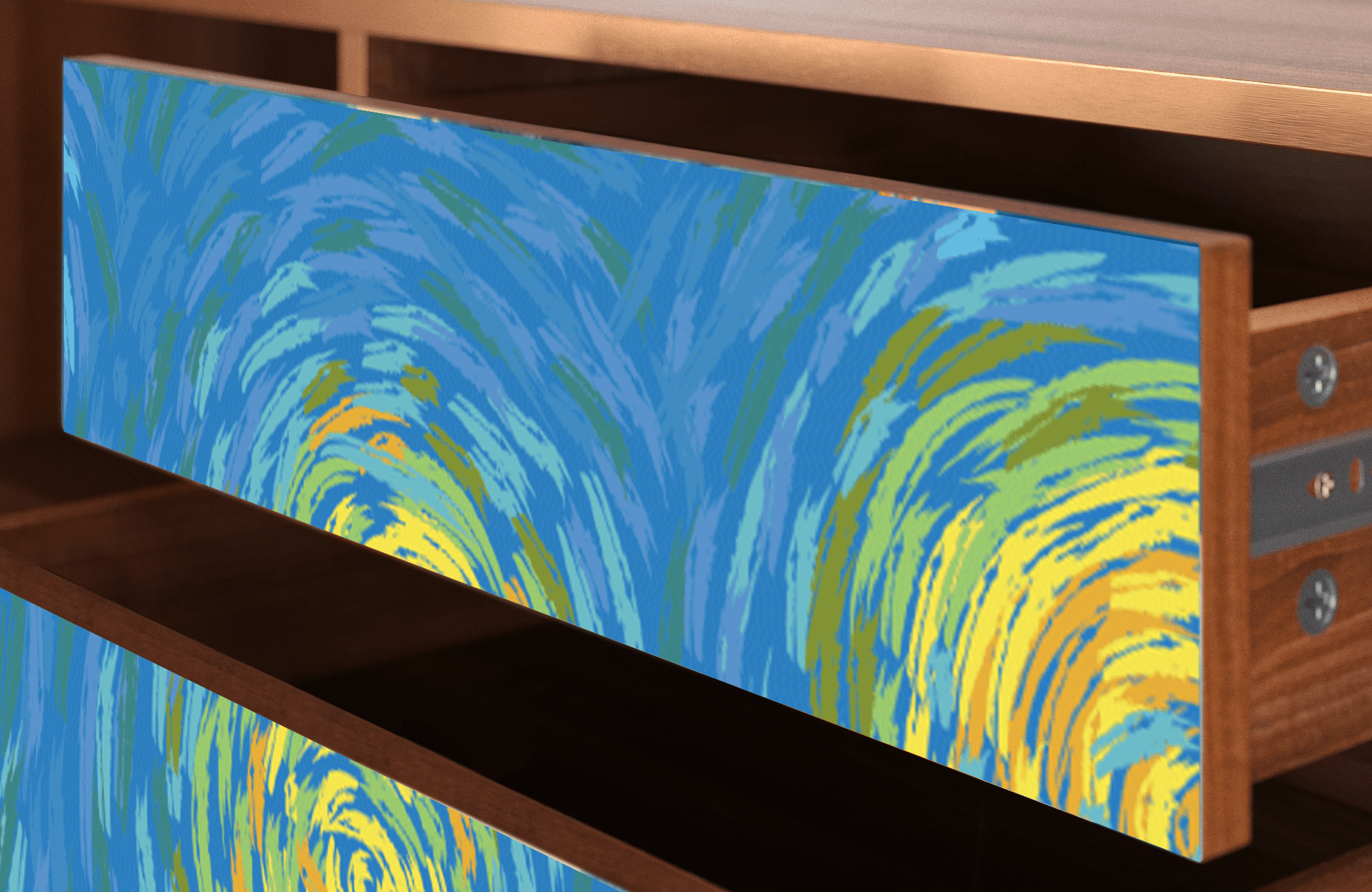 Sideboard – STORYZ – T4 Van Gogh Lights – Walnut Sideboard - STORYZ - T4 Van Gogh Lights - Walnut