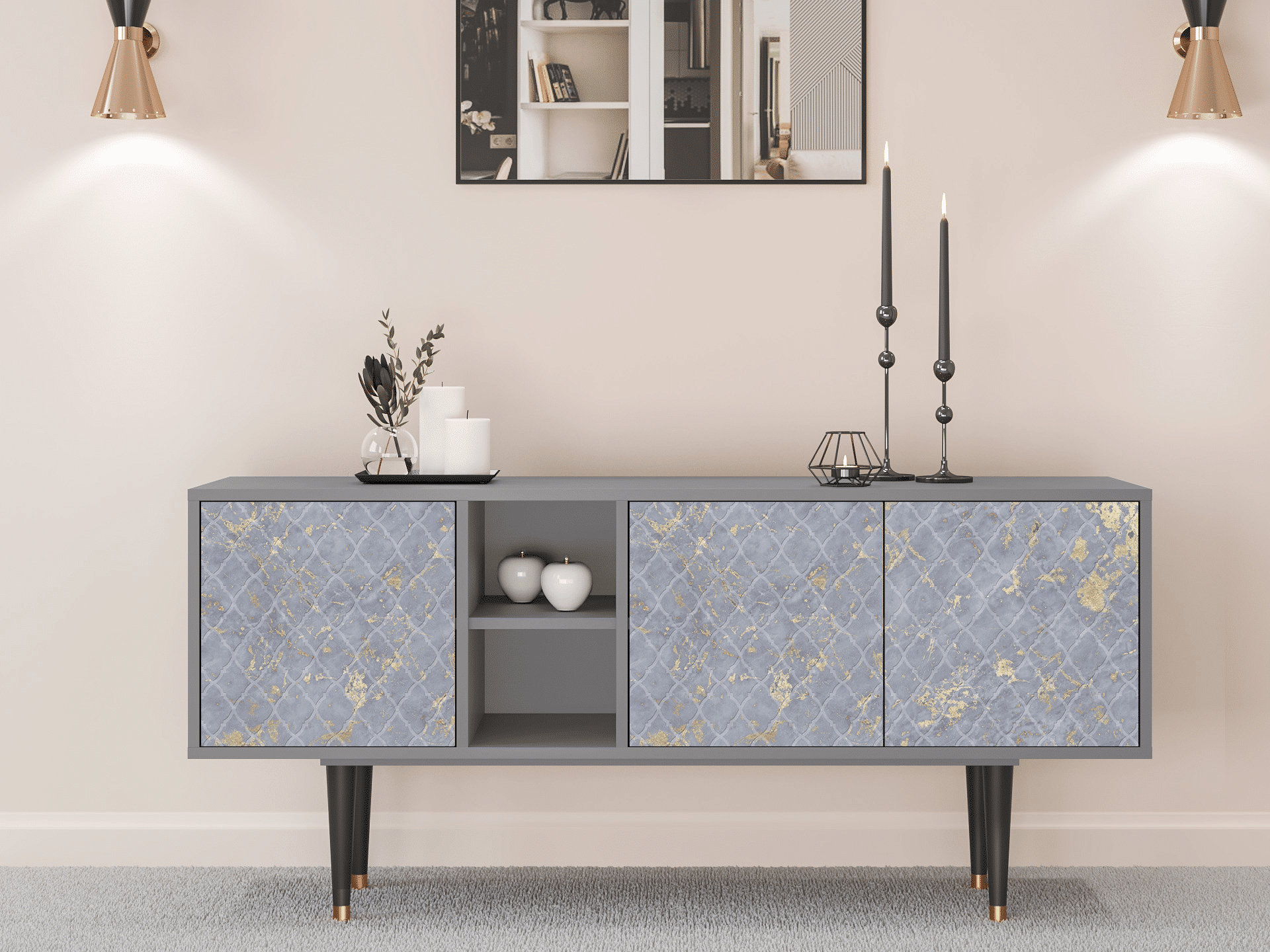 Sideboard - STORYZ - T5 Golden Smoke - Grey Sideboard - STORYZ - T5 Golden Smoke - Grey