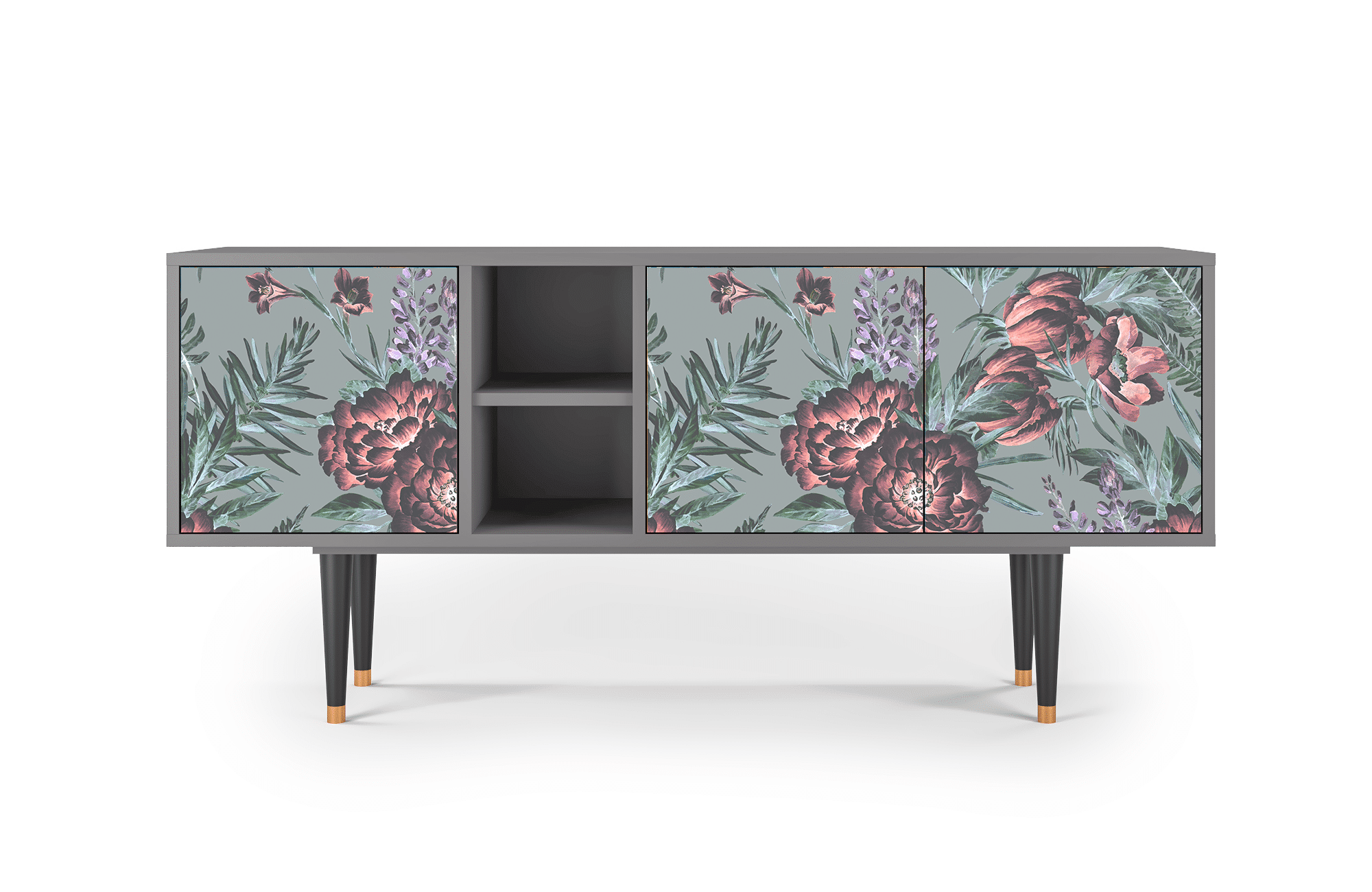 Sideboard – STORYZ – T5 Light Peonies – Grey Sideboard - STORYZ - T5 Light Peonies - Grey