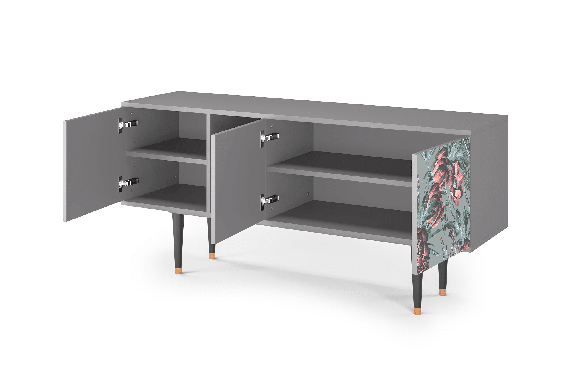 Sideboard – STORYZ – T5 Light Peonies – Grey Sideboard - STORYZ - T5 Light Peonies - Grey